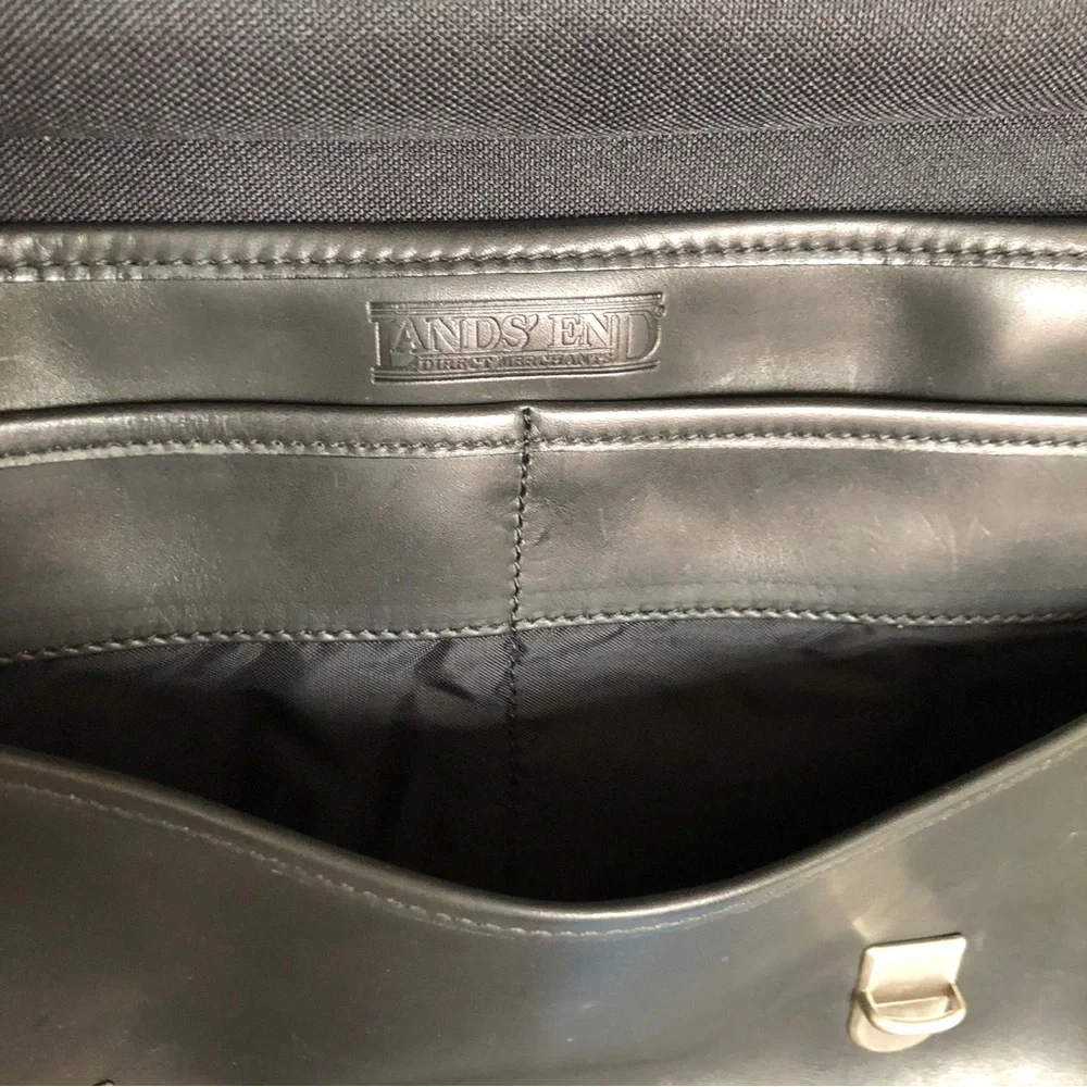 Vintage Handcrafted in ENGLAND Men’s Genuine Leather Bag/Briefcase Black